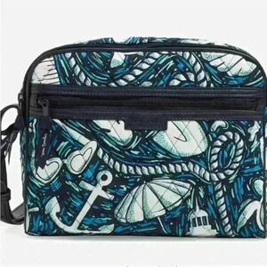 Vera Bradley Trimmed Crossbody Bag in Shore Enough NWT
